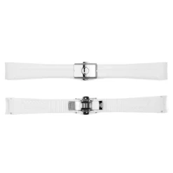 Steinhart Watches Rubberen Banden^Rubberen Band Nieuw 20X16 Mm Voor Ocean 39 Wit Met Gespstaal