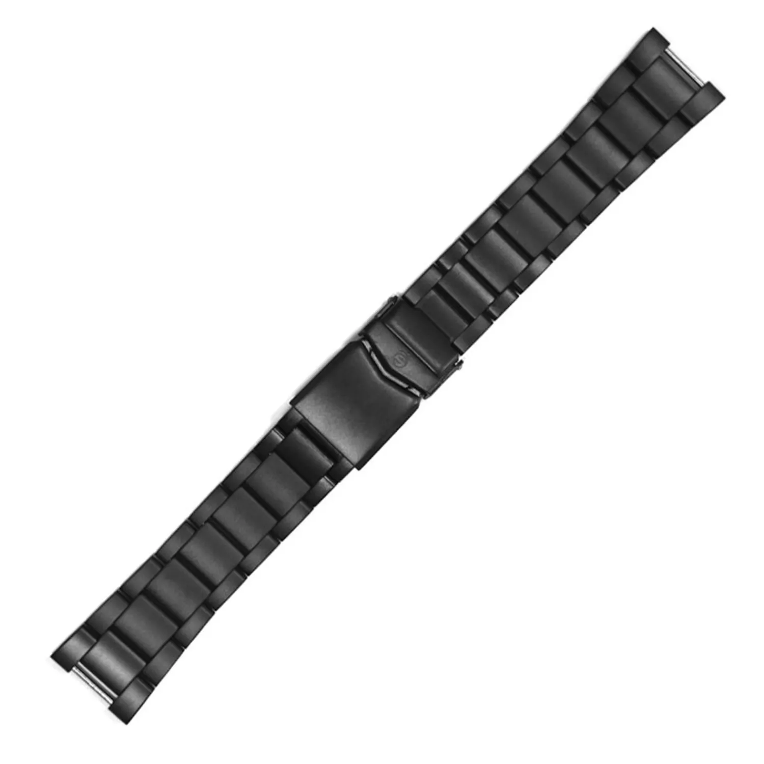 Steinhart Watches Metalen Armbanden^Stalen Armband Dlc Mat 22/18 Voor Ocean One Vintage Chronograaf Zwart Zonder Eindschakels