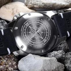 Steinhart Watches Duikhorloges 44 Mm^Traveller Gmt Zwart Duikershorloge