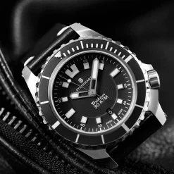Steinhart Watches Duikhorloges 44 Mm^Triton 30 Atm Zwart Duikhorloge